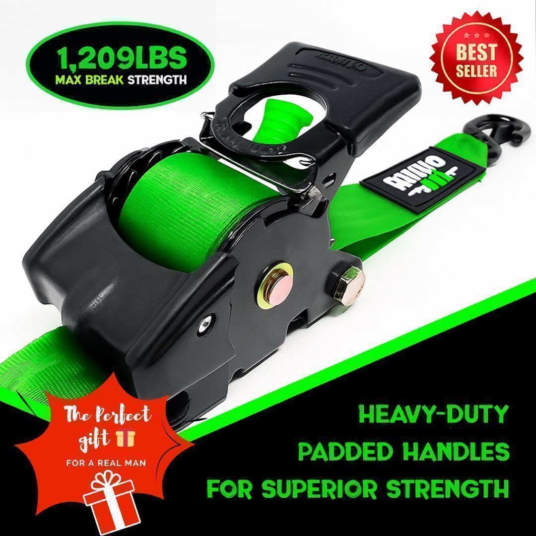 ๐ Limited Time โ Upgraded 2025 Retractable Ratchet Strap (Perfect Gift for Men๐)